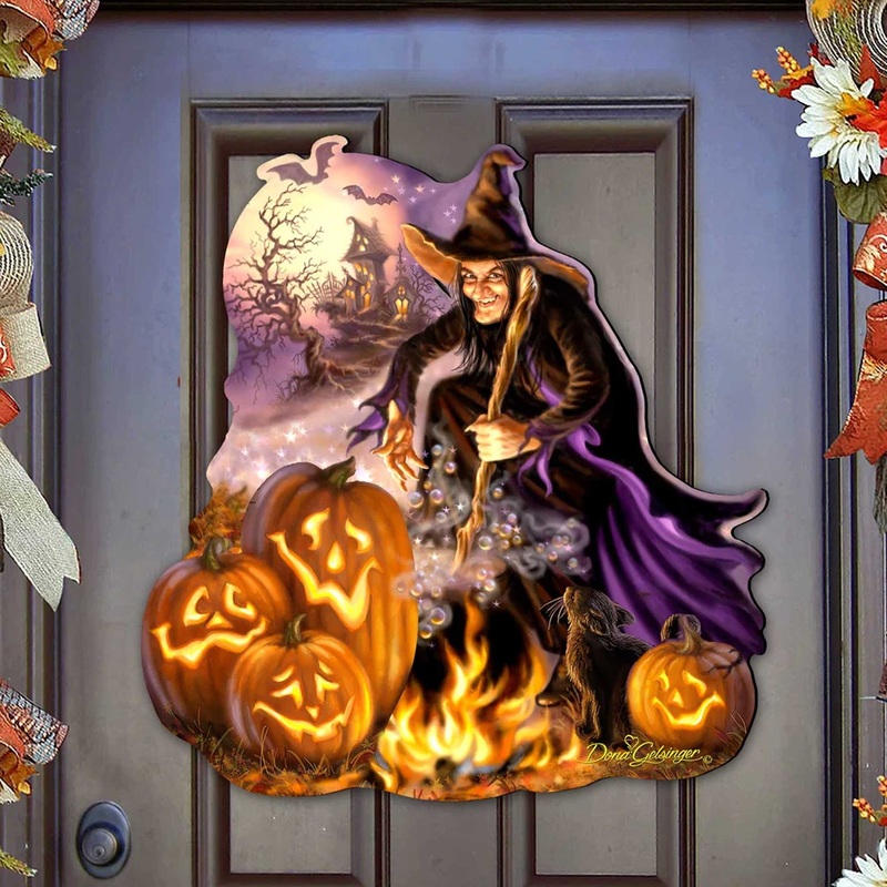 All Hallows Eve Holiday Door Dcor by D. Gelsinger – Halloween Dcor – 8461091H-0821