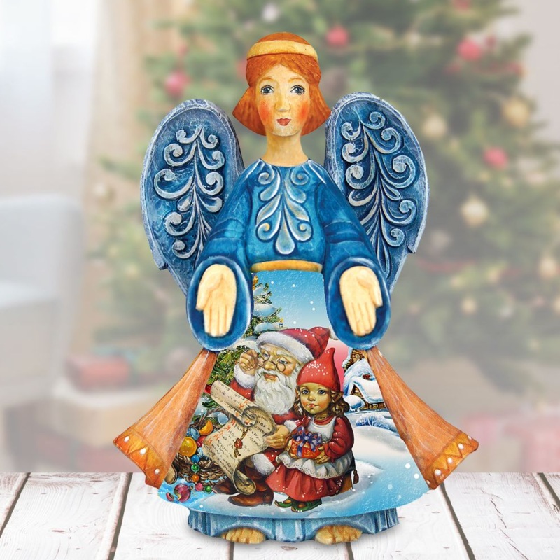 Christmas Angel Christmas Figurine by G. DeBrekht – Nativity Holiday Decor – 552711