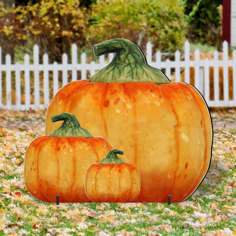 Harvest Pumpkin Halloween Large Outdoor Decor by G. DeBrekht Thanksgiving Halloween Decor – 8158414-2F