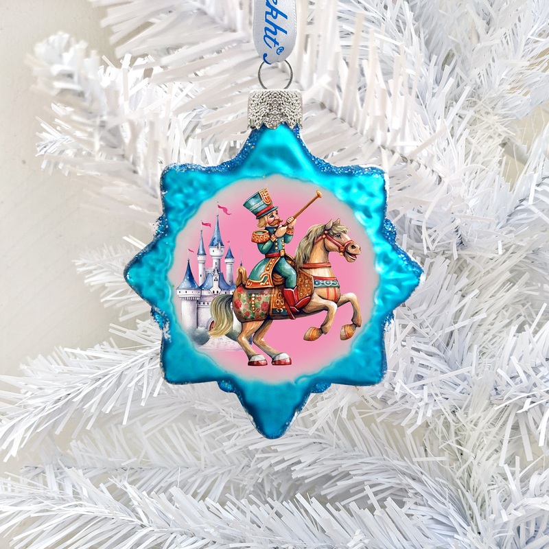 Horseman Mercury Glass Ornaments by G. Debrekht – Christmas Dcor – 776031