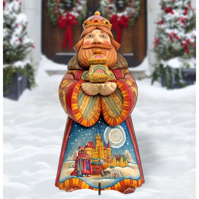 King Melchior Nativity Outdoor Decor by G. DeBrekht – Nativity Holiday Decor – 8152652F