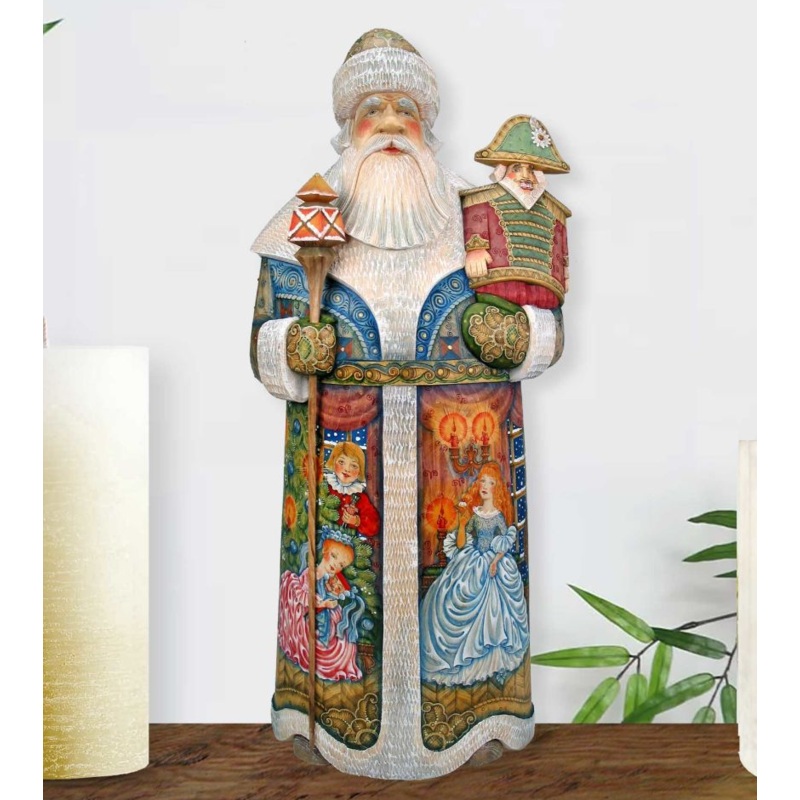 Nutcracker Romance Santa Hand-Painted WOODCARVED Masterpiece by G. DeBrekht – Christmas Decor – 215900 – SPECIAL ORDER *** PRE-ORDER – Handmade Just for You! ***