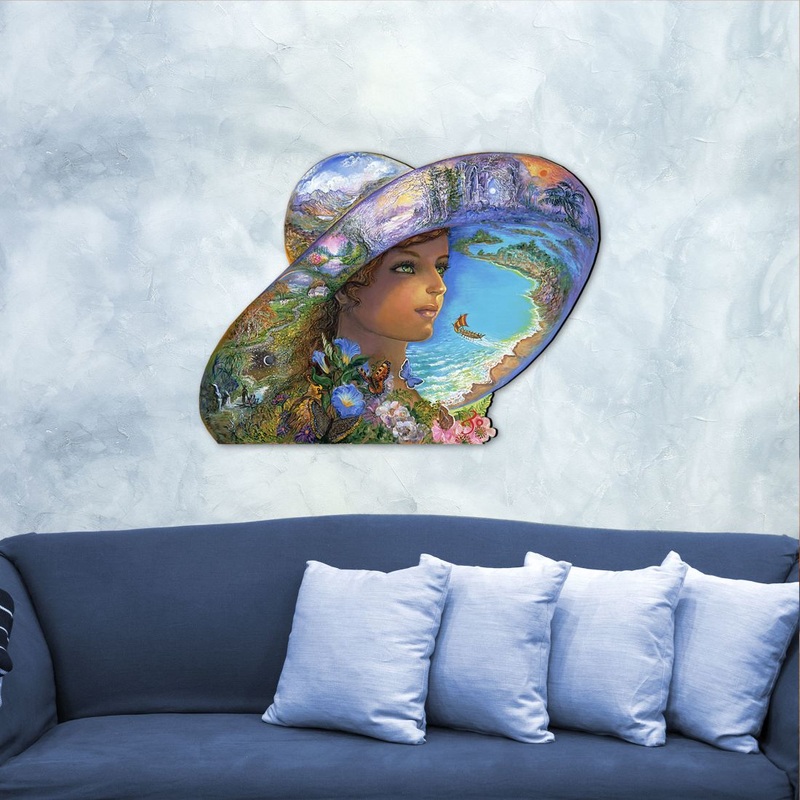 Hat of Timeless Places Coastal Outdoor Decor by Josephine Wall – Coastal Sea-Life Decor – 845616F-JW