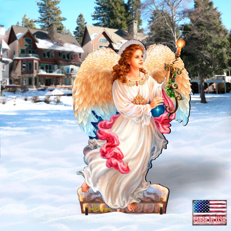 Angel of the Light Nativity Outdoor Decor by D. Gelsinger – Nativity Holiday Decor – 8461036F-1322