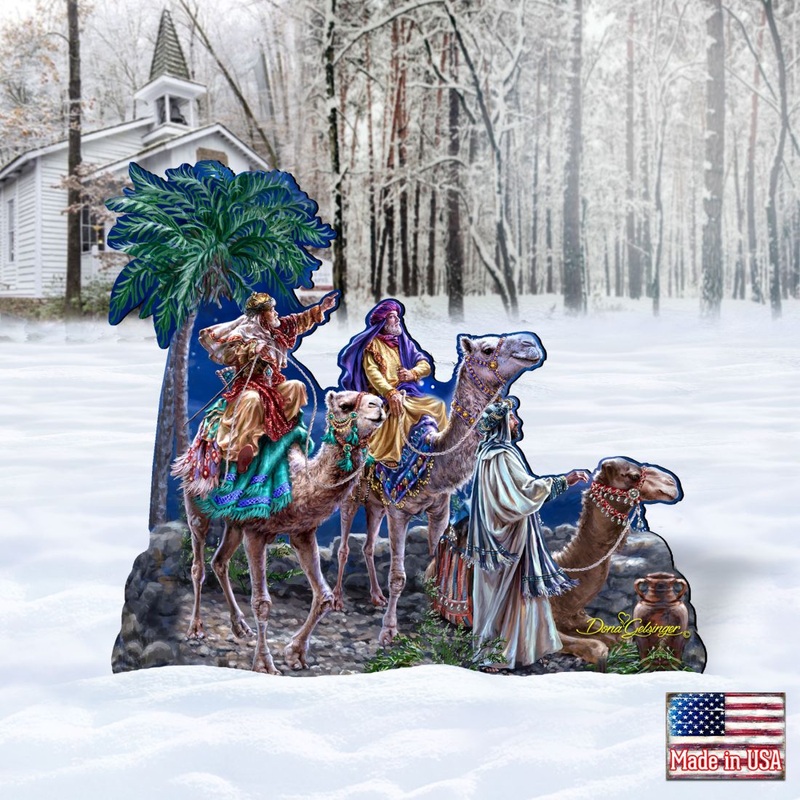 The Magic of Three Kings Nativity Outdoor Decor by D. Gelsinger – Nativity Holiday Decor – 8461022F-1810