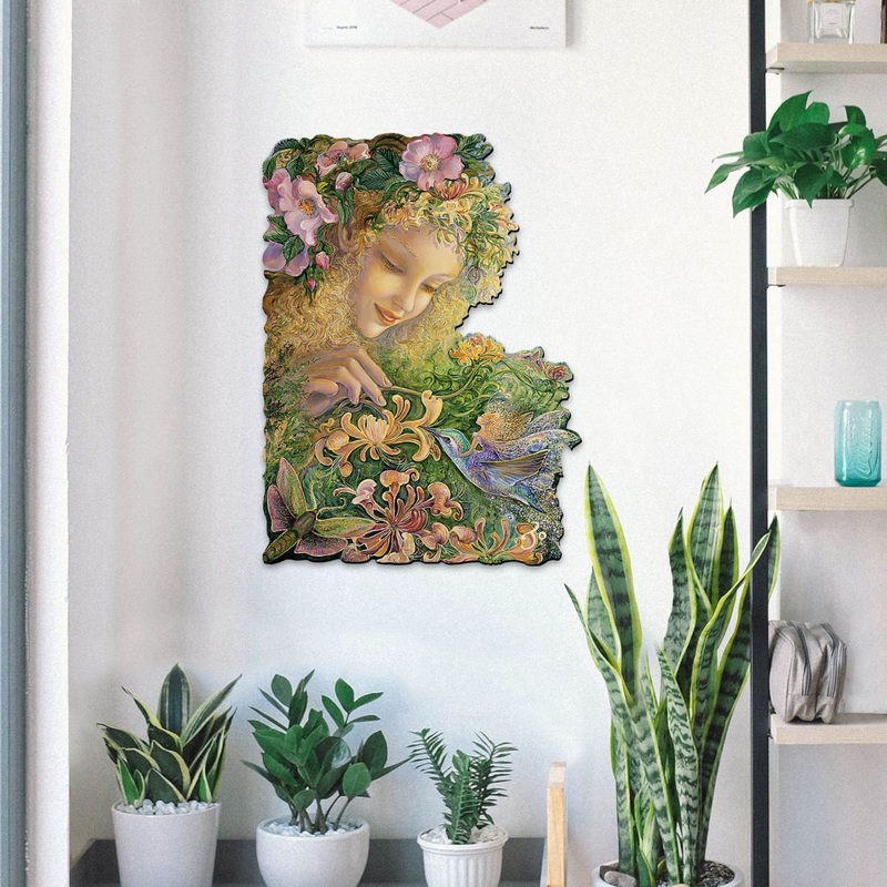 Honeysuckle Holiday Outdoor Scene by Josephine Wall – Christmas Decor – 845620F-JW