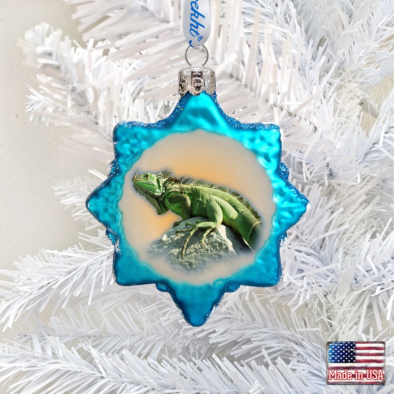 Lizzard Keepsake Glass Ornament by G. DeBrekht – Designocracy – 776286