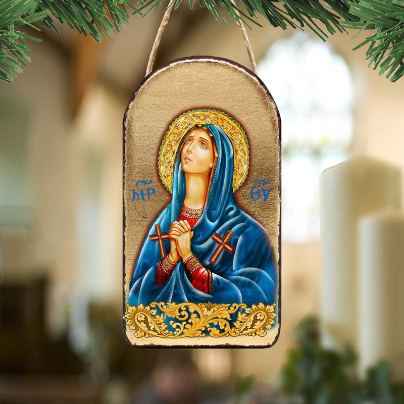 Maria Magdalena Religious Christian Sacred Icon Ornament – Inspirational Icon Decor – 87014