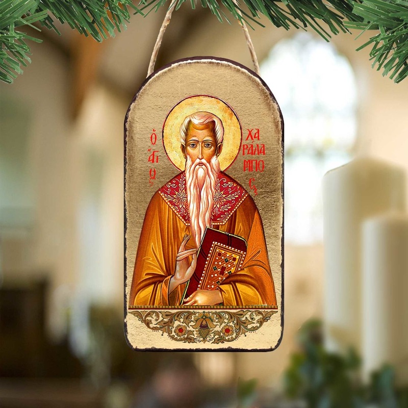 Saint Paralimbic Religious Christian Sacred Icon Ornament – Inspirational Icon Decor – 87055