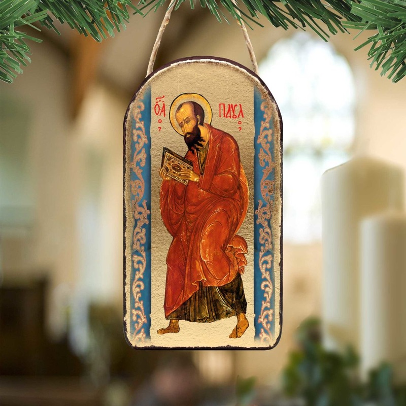 Saint Paul Religious Christian Sacred Icon Ornament – Inspirational Icon Decor – 87035