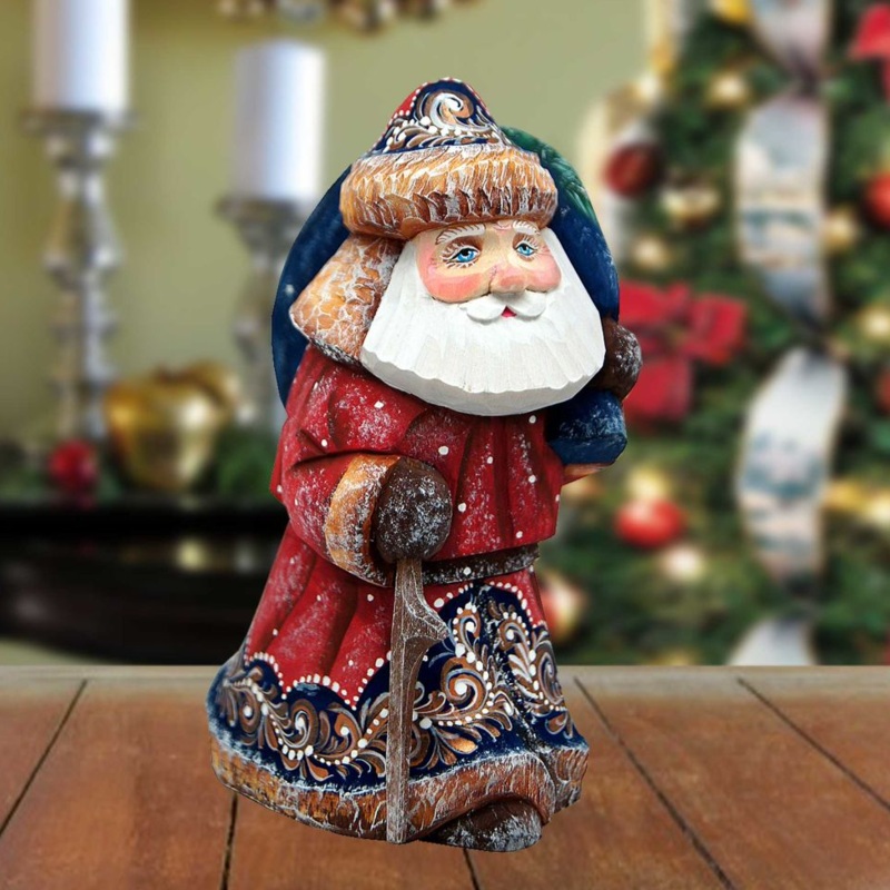 Yuletide Fancy Flight Hand-Painted WOODCARVED Masterpiece by G. DeBrekht – Christmas Decor – 821364 *** PRE-ORDER – Handmade Just for You! ***