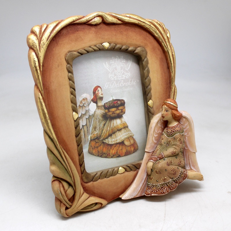 Angel Photo Frame 7x6x2, Limited Edition Reserve by  Handpainted Collectible Figurine, Unique Decor Made in the USA