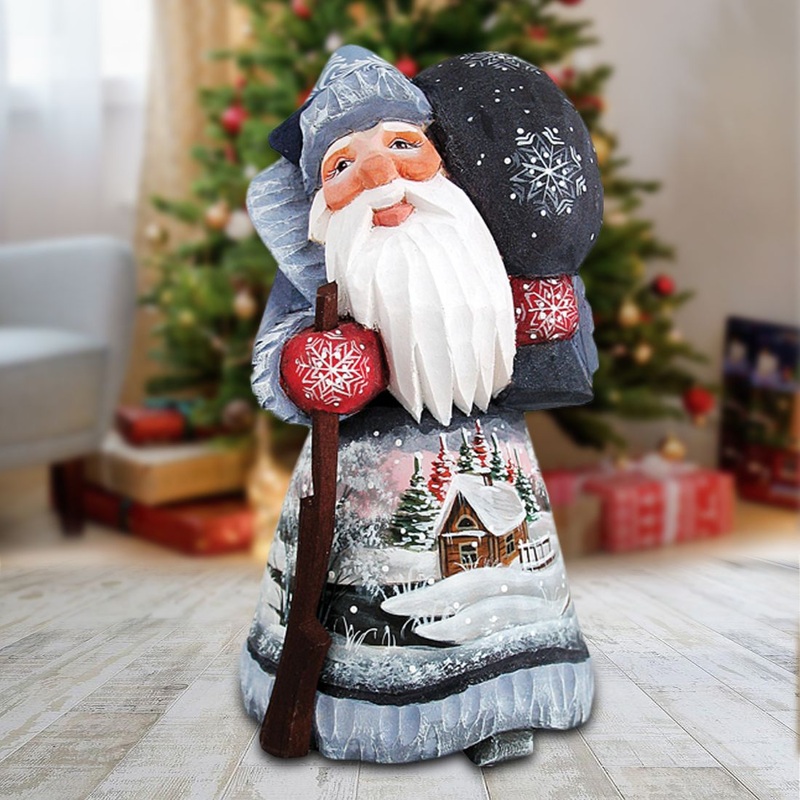 Old World Christmas Joy Hand-Painted WOODCARVED Masterpiece by G. DeBrekht – Wildlife Holiday Decor – 8215094