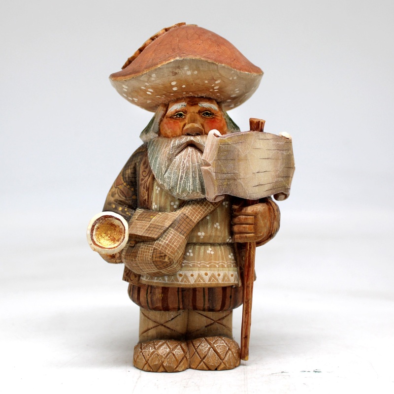 One-of-a-Kind – Mushroom Man Figurine and Hanging Ornament 5.5x3x2 by  Reserve – Unique Handcrafted and Hand-Painted Collectible