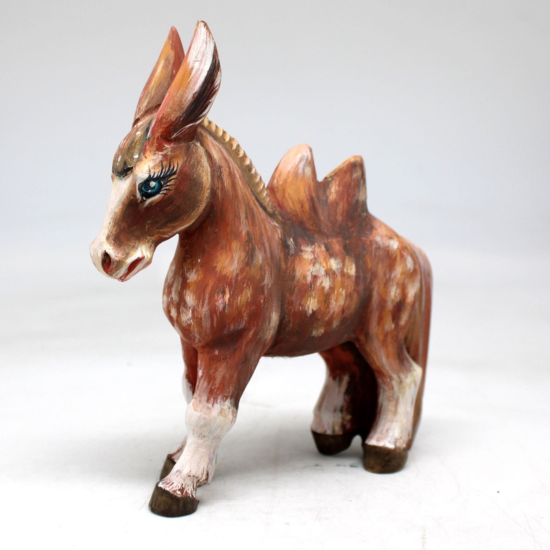 One-of-a-Kind – The Little Humpbacked Horse WOODCARVED Figurine 6x5x1.5 by  – Unique Handcrafted and Hand-Painted Collectible