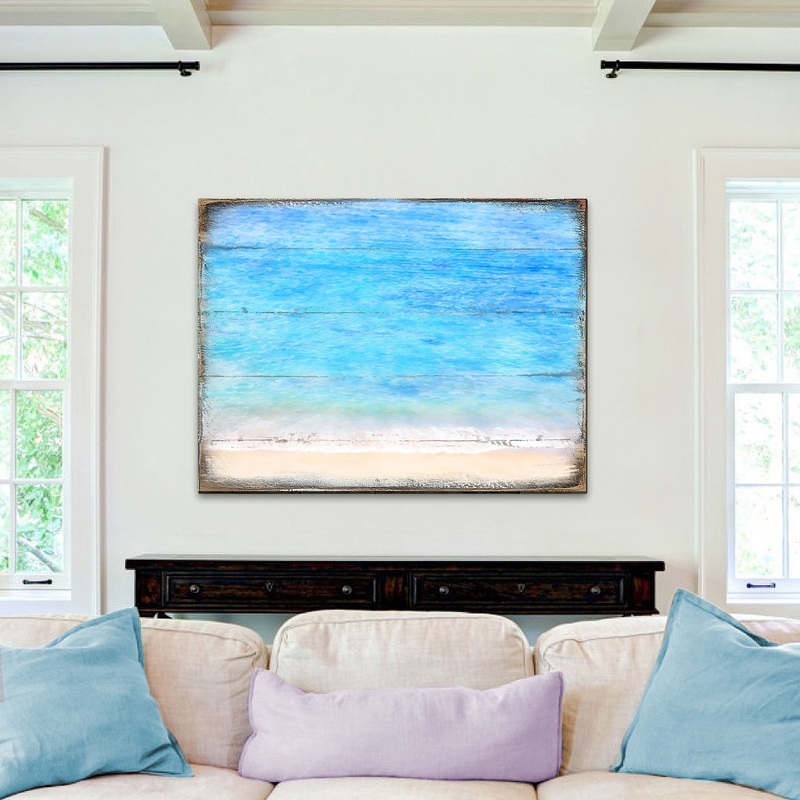 Spataro Beach Wood Handcrafted Wall Home Decor Coastal