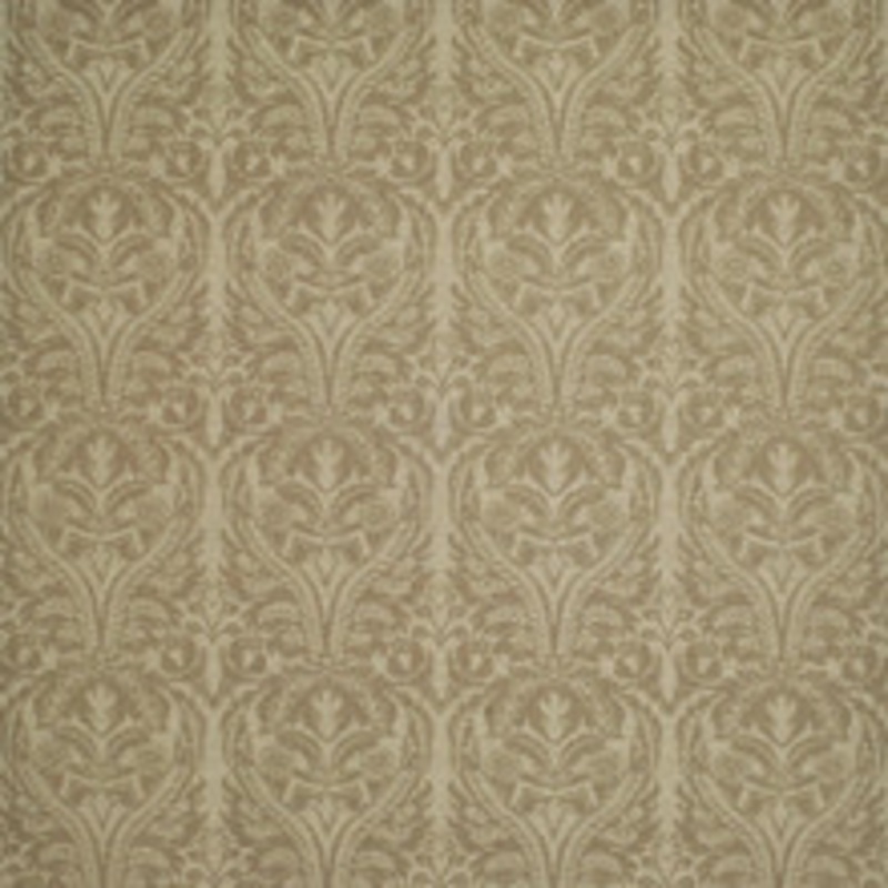 Ralph Lauren Fabric Standish Damask Tea 1 1/2 Yards