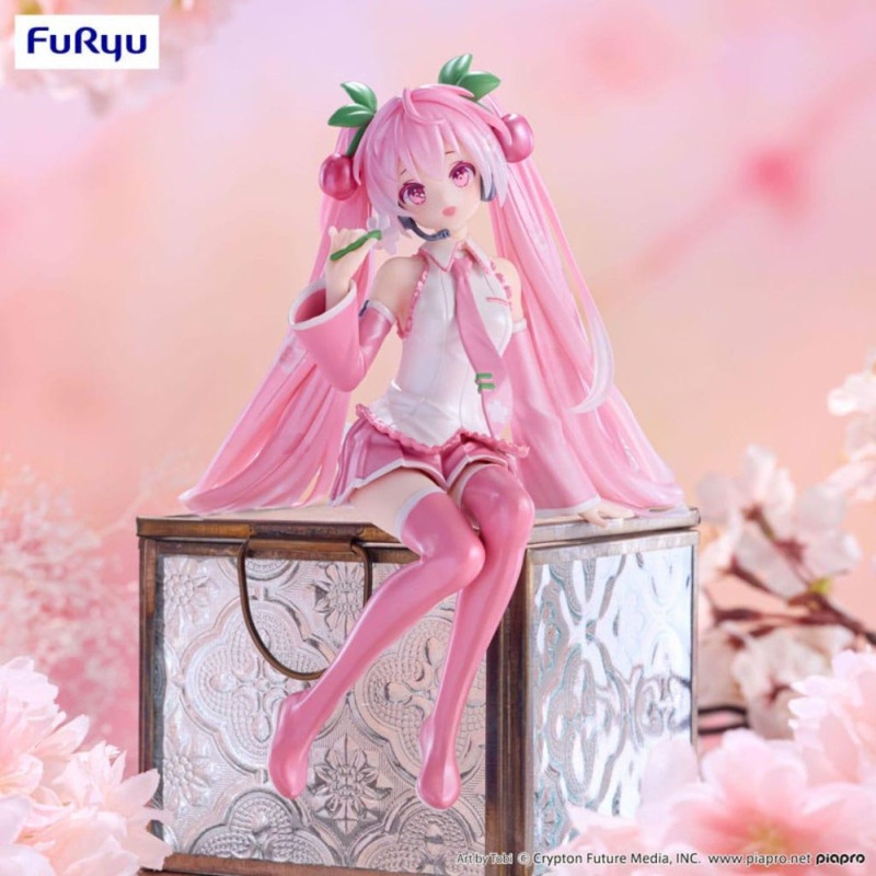 FuRyu Sakura Miku 2024 Pearl Color Ver. Noodle Stopper Figure