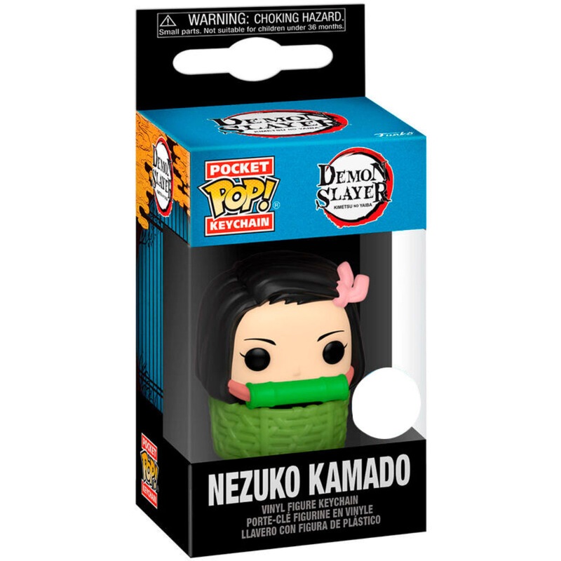 Funko Nezuko Kamado in Basket Demon Slayer Pocket Pop Keychain