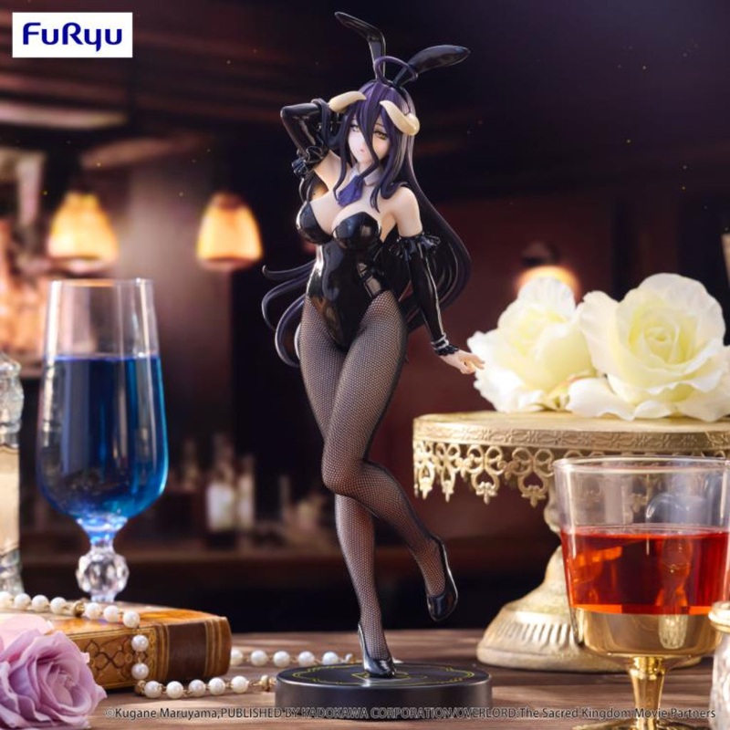 FuRyu Albedo Black Ver BiCute Bunnies Overlord Figure