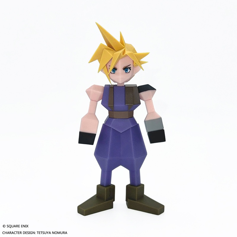 Final Fantasy VII Polygon Soft Vinyl Figure – Cloud Strife
