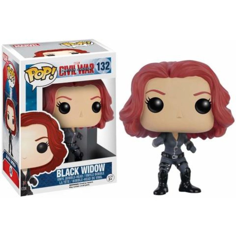 Funko 132 Black Widow Pop Civil War
