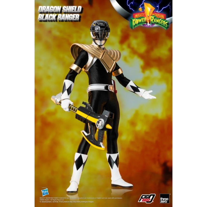 Figzero 1/6 Mighty Morphin Power Rangers – Dragon Shield Black Ranger