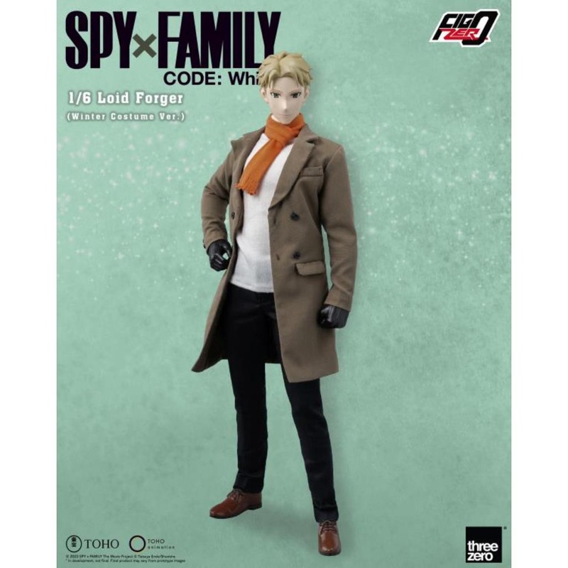 FigZero 1/6th Scale Collectible Figure – Spy x Family Code: White – Loid Forger (Winter Costume Version)