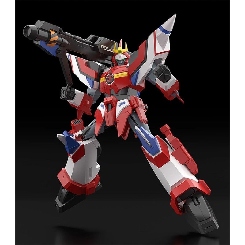 Armored Police Metal Jack – Moderoid Hyper Red Jack Armor