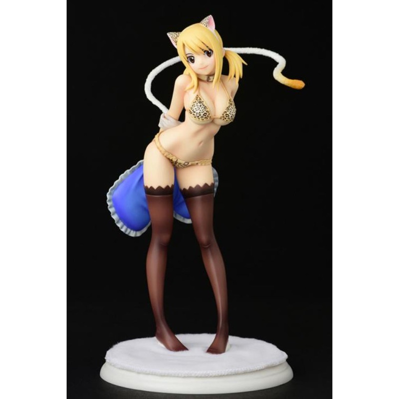 Fairy Tail – Lucy Heartfilia Leopard Print Cat Gravure Style Figurine