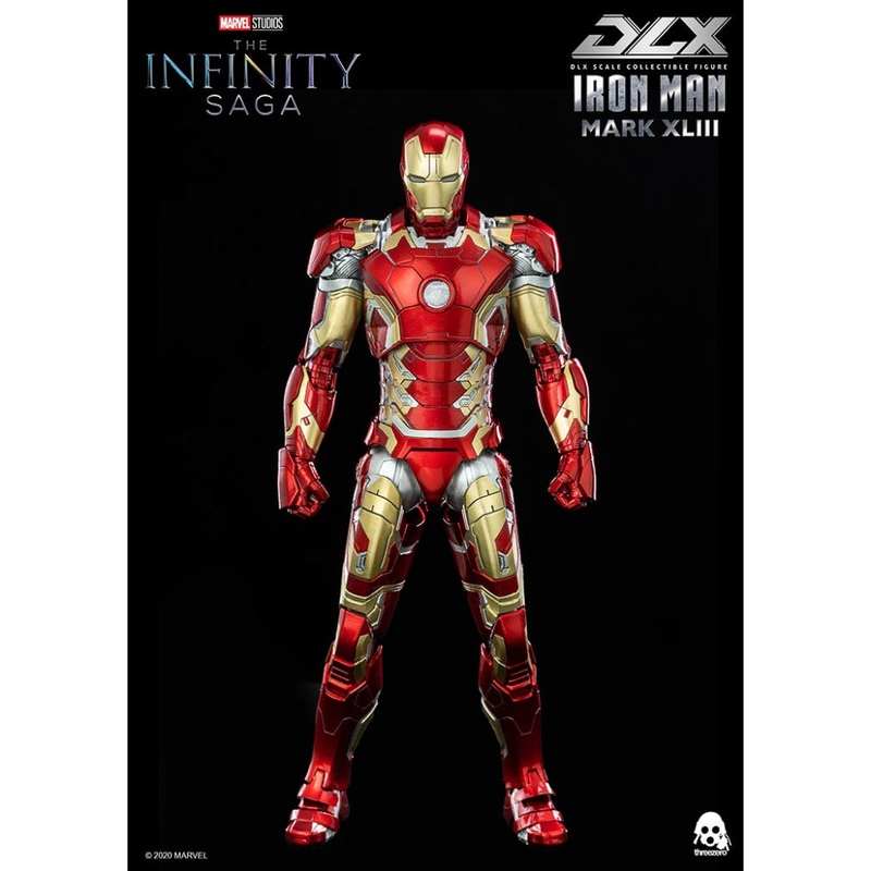 DLX Scale Collectible Figure – Marvel Studios: The Infinity Saga – Iron Man Mark XLIII (Reissue)