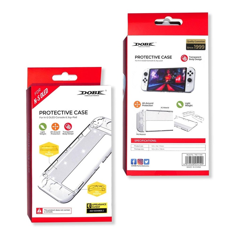 DOBE NSW OLED Transparent Protective Case (TNS-1133C)