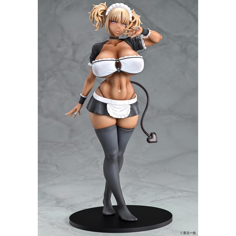 Black Gal Maid Succubus Cocoa Figurine