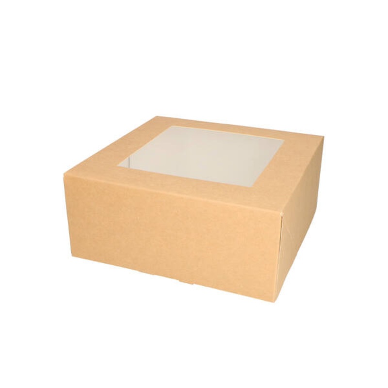 Cake Box with Pet Window Pastry Kraft Gift Packaging Box – Wholesale Food Packaging and Food Packaging price