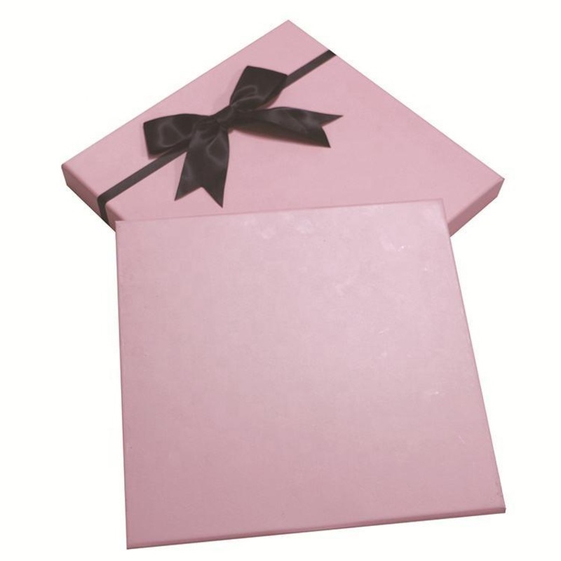 Wholesale Custom Logo Covered Ribbon Candy Rigid Chocolate Folding Box Gifts Packaging Heaven and Earth Cover Boxes – Necklace Boxes and Paper Boxes price