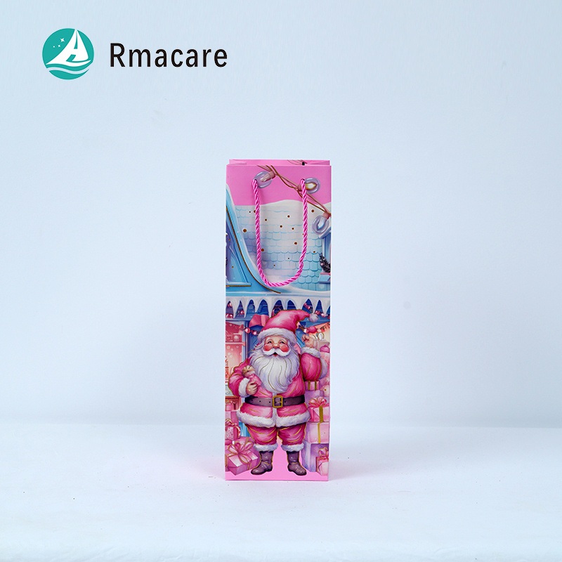 Wine Bags Christmas Wine Paper Bag with Different Design Paper Gift Bag for Wine Bottles – Wine Bag and Gift Bag price