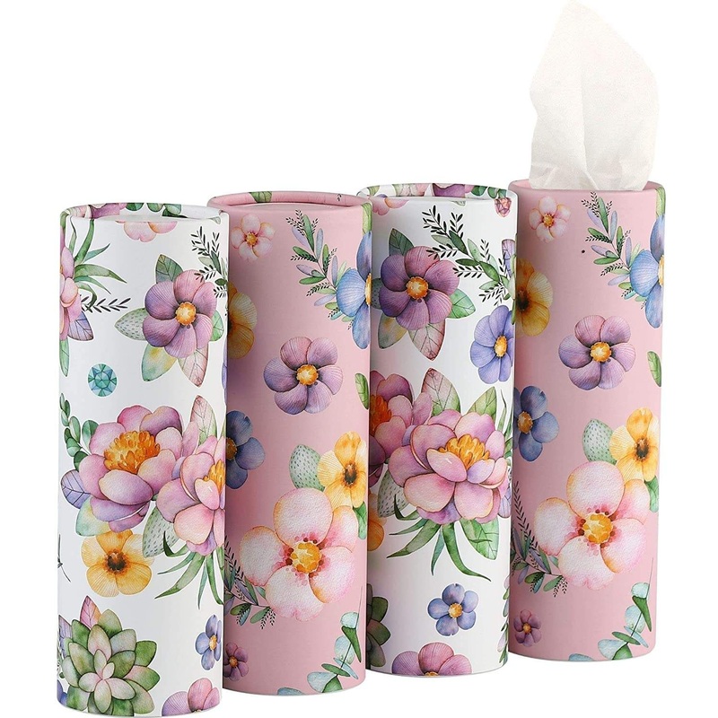 2024 Customized Round Shape Gift White Chocolate Cylinder Paper Tube Packaging Box with Ribbon – Paper Tube Box<br />Gift Box and Paper Gift Box price