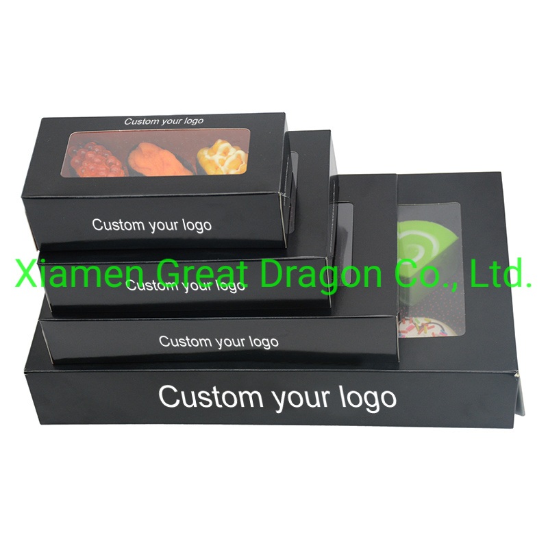 Black Paper Packaging Food Boxes for Restaurant Take Away (CCB21012001) – Cake Box and Food Box price
