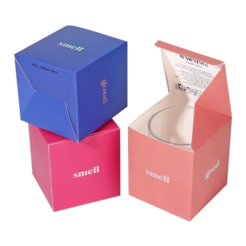 Custom Embossed Cardboard Box Skin Care Candle Cup Packaging Luxury Paper Boxes with Logo for Cosmetic Boxes – Custom Box and Pcakaging Box price