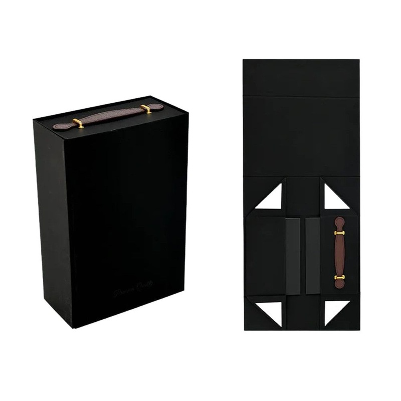 Customized Black Cardboard Flip-Top Magnetic Hand-Held Folding Gift Box – Arched Gift Box and Gift Box price
