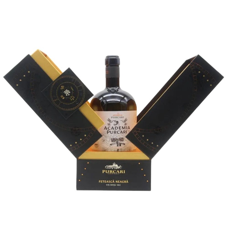 Customized Cardboard Double-Door Packaging Boxes for Whisky, Vodka and Wine – Red Wine Box and Packaging Box price