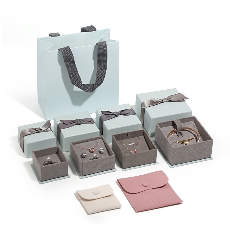 Display Shopping Jewel Ribbon Gift Paper Cardboard Luxury Packaging Jewelry Box – Paper Box and Gift Box price