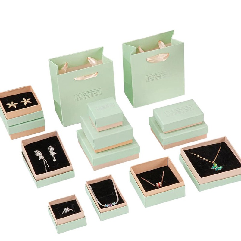 Elegant Customized Bow Jewelry Packaging Boxes for Earrings and Necklaces – Jewelry Box and Jewelry Packaging Box price