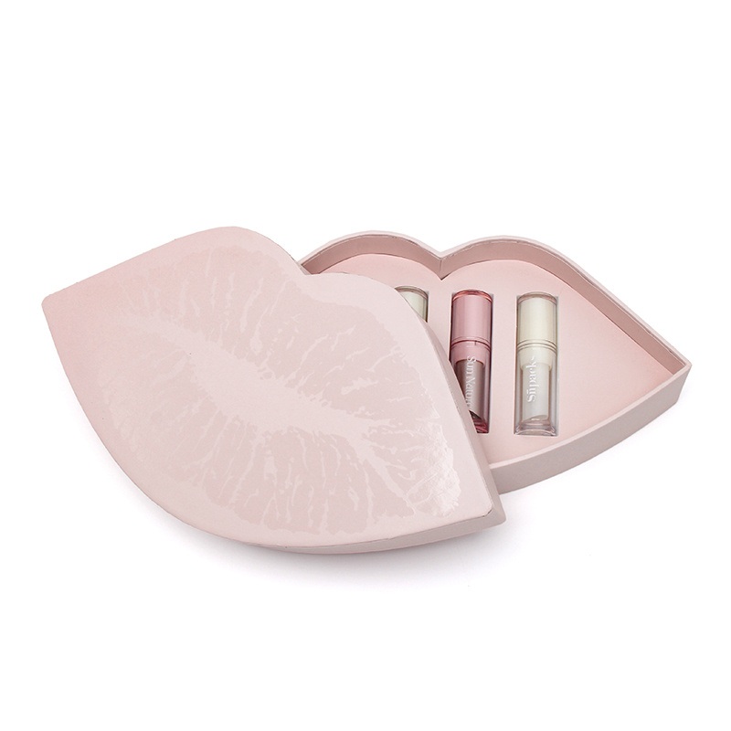 Lipstick Gift Packaging Box Lip Shape UV Print Custom Logo Design – Lipstick Gift Box and Custom Lipstick Packaging price