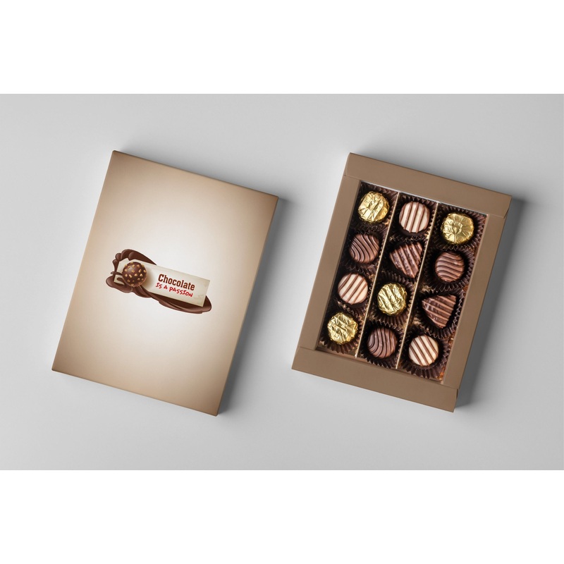 Luxury Cardboard Chocolatier Brand Customized Gift Packaging Wholesale Chocolate Candy Cookies Paper Box with Lid and Bottom – Wholesale Food Packaging and Chocolate Box price