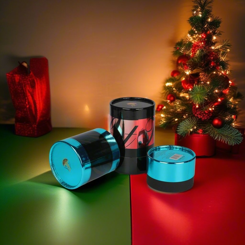 Luxury Custom Hot Stamping Logo Cardboard Cylinder Packaging Tube for Perfume with EVA Foam Insert – Custom Packaging Box and Gift Box price