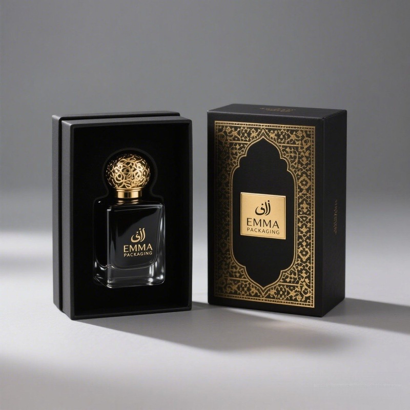 Perfume Packaging Metallic Sustainable – Arabic Perfume Box and Perfume Box with Bottle price