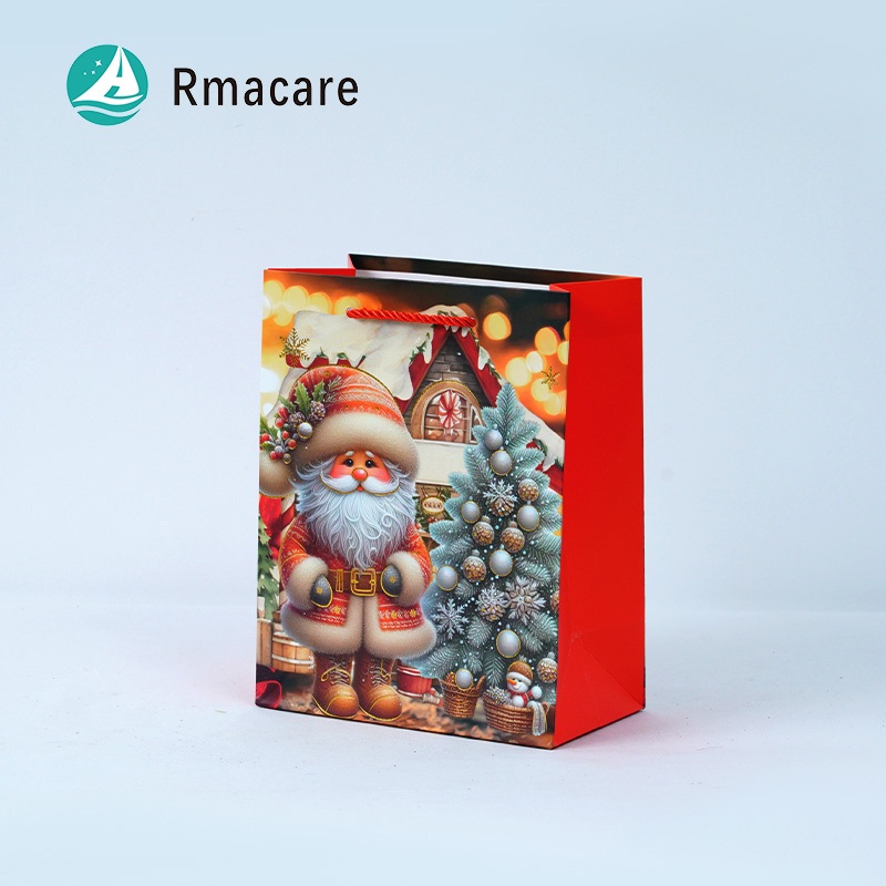 Personalized Holiday Gift Packaging Paper Bag with Cartoon Pattern – Wine Bag and Gift Bag price