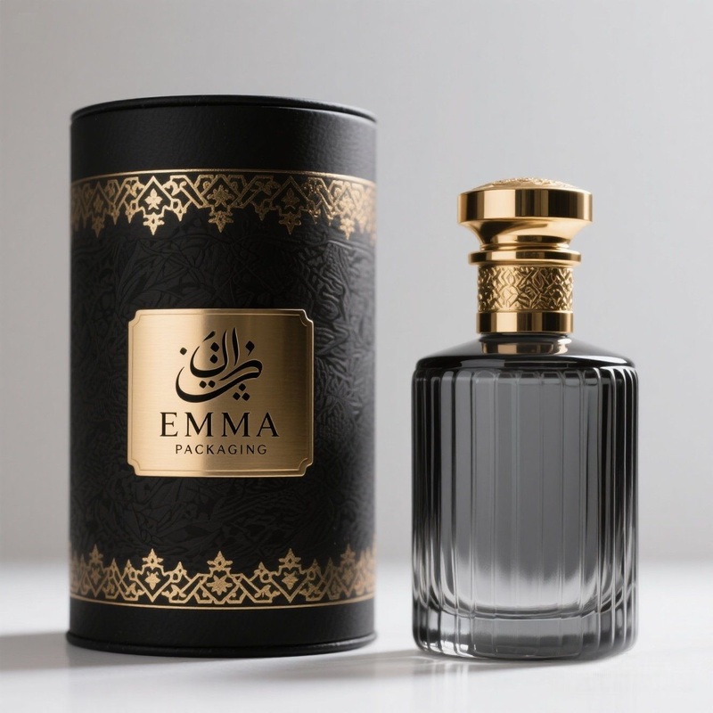 Round Perfume Box Label Arabic Culture Customized Services – Maquillaje and Vaper price