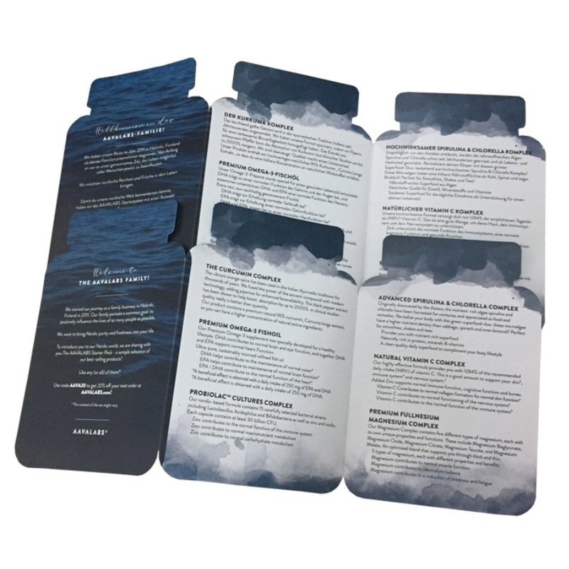 Wholesale Custom Die Cut Flyers Offset Printed Shaped Brochures for Advertising – Folding Card and Paper Flyer price